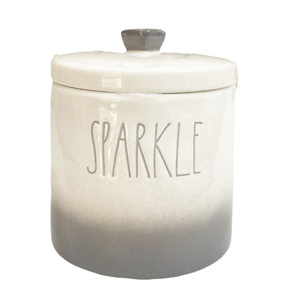 NEW Rae Dunn SPARKLE Jar with Lid β¨β¨ - Picture 1 of 6